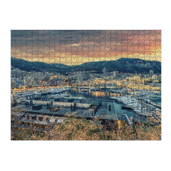Puzzle Ravensburger "Monaco Harbour" artboxONE - Städte,Reise,Architektur,Reise / Länder,Städte / Weitere