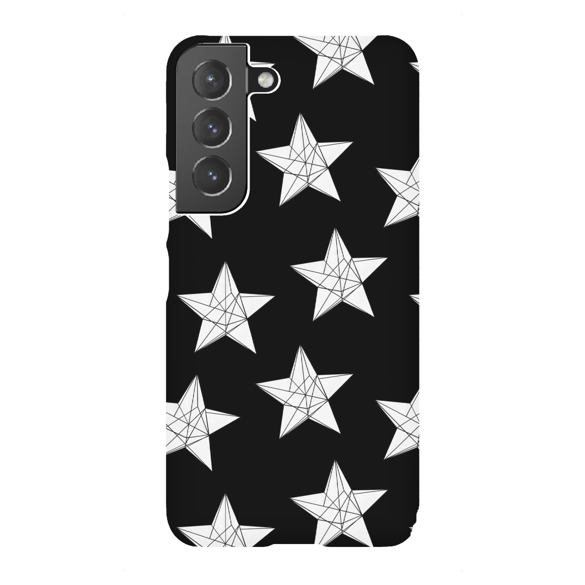 Samsung Galaxy "Geometrische Sterne - Weiß" Premium-Case Handyhülle artboxONE