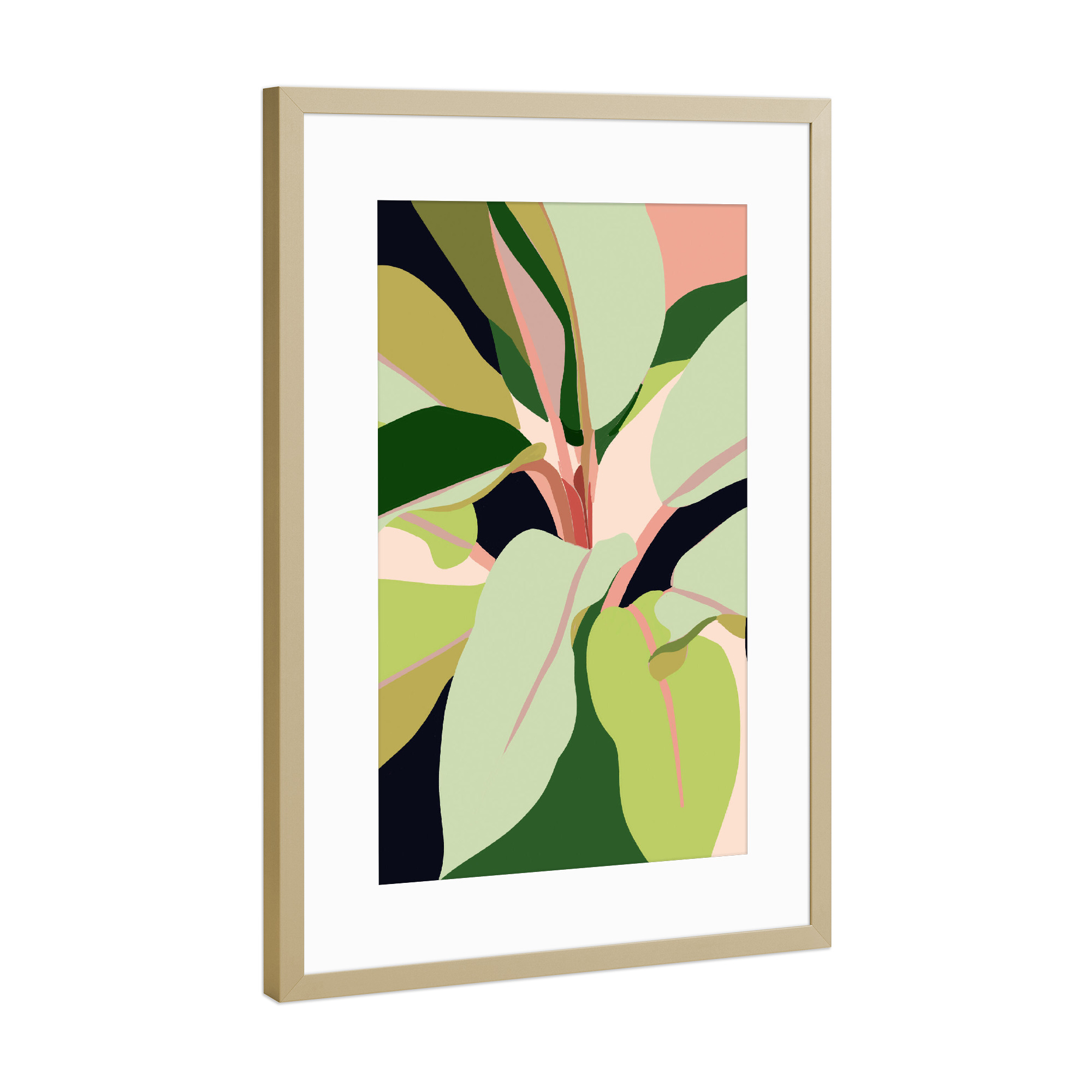Poster mit Rahmen Gold "To Plant a Garden" artboxONE - Natur