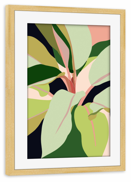 Poster mit Rahmen kiefer "To Plant a Garden" artboxONE - Natur