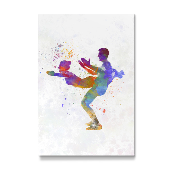 Galerie-Print "Watercolor fitness-i" 30x20 cm artboxONE