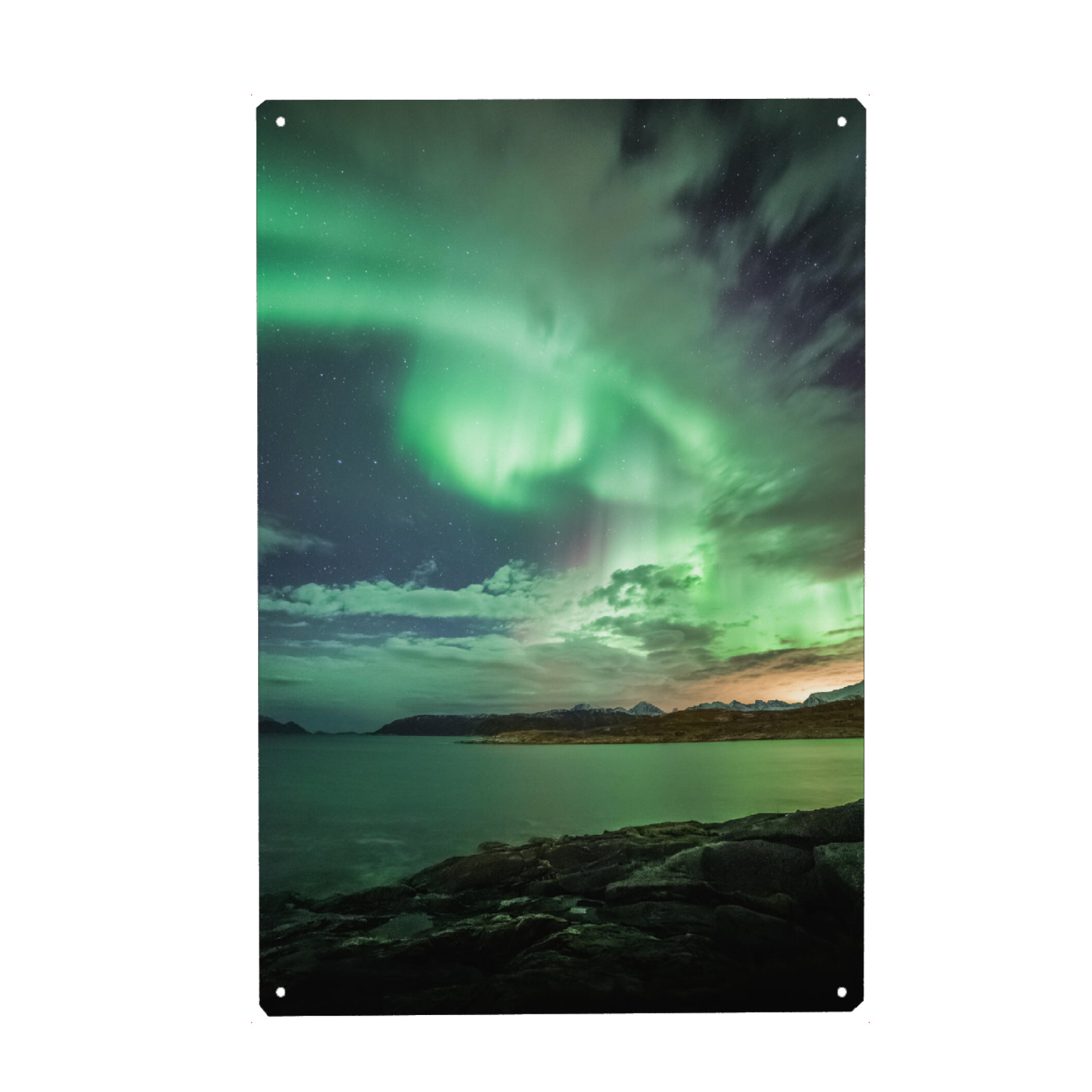 Holzbild "Himmelsfeuerwerk" artboxONE - Natur