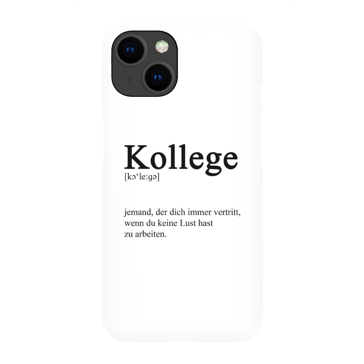 iPhone "Kollege Definition" Premium-Case Handyhülle artboxONE