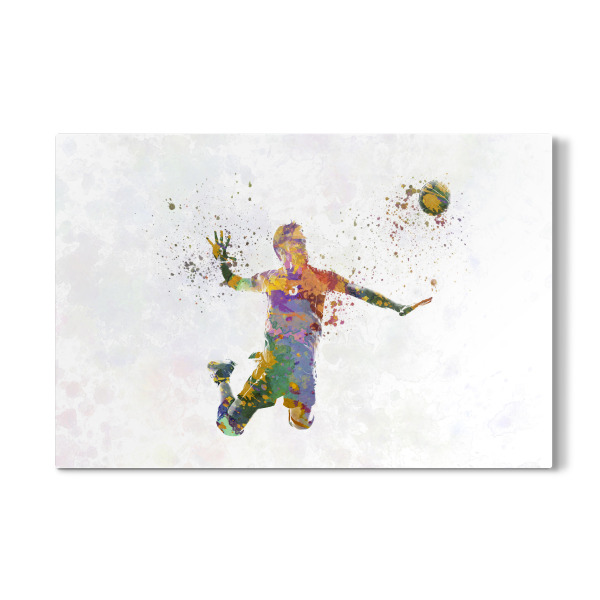 Galerie-Print "Volleyball player in watercolor" 30x20 cm artboxONE
