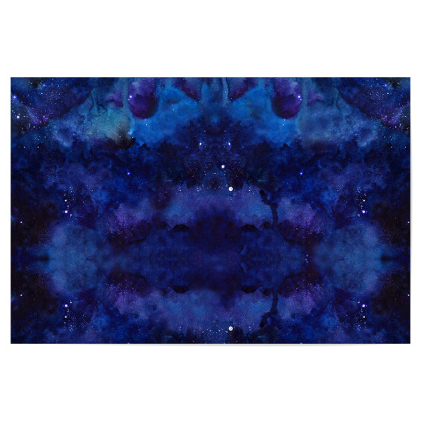 Poster "Blaues Universum" artboxONE - Abstrakt,Unterwasser,Galaxy