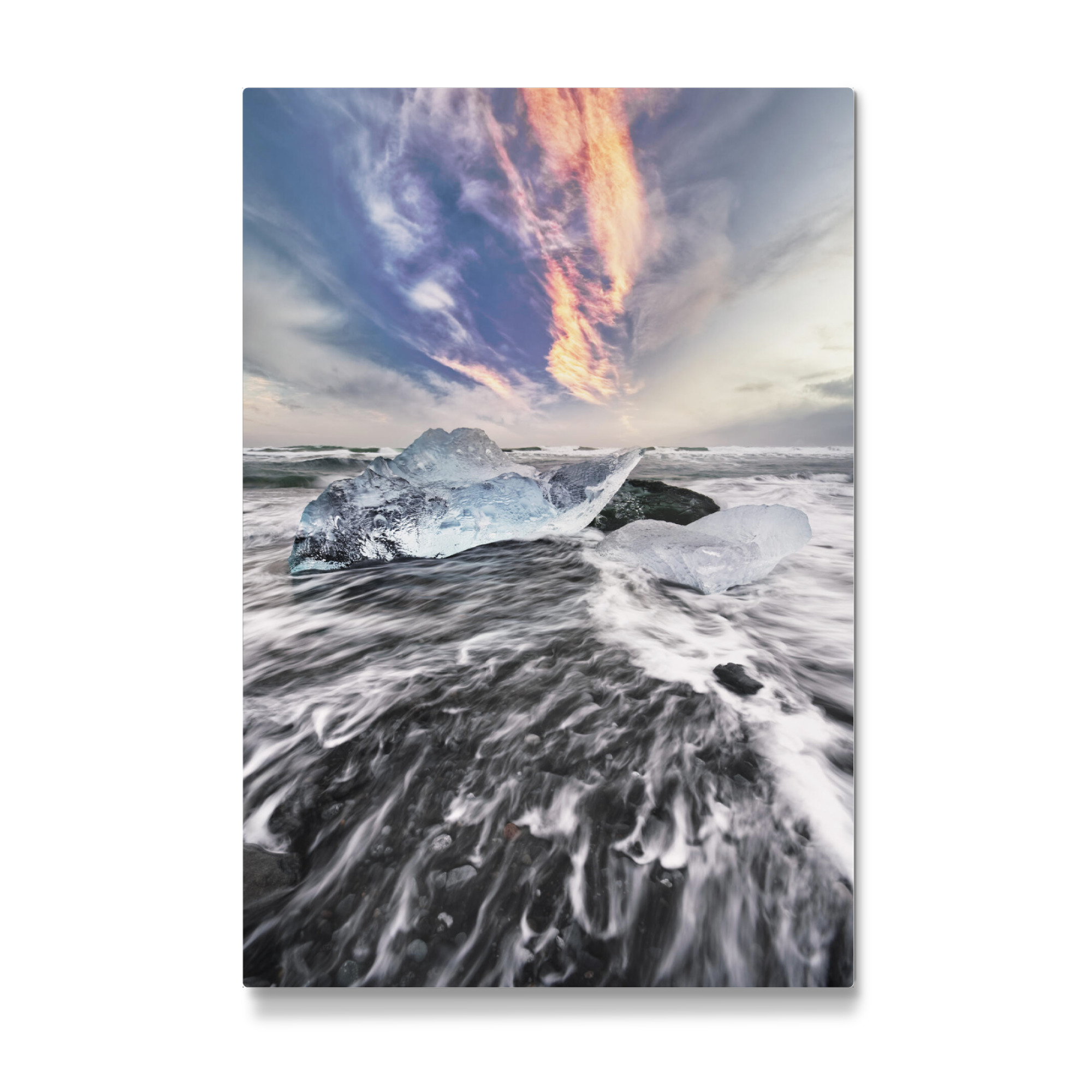 Galerie-Print "Eisblöcke und Wellen" 30x20 cm artboxONE