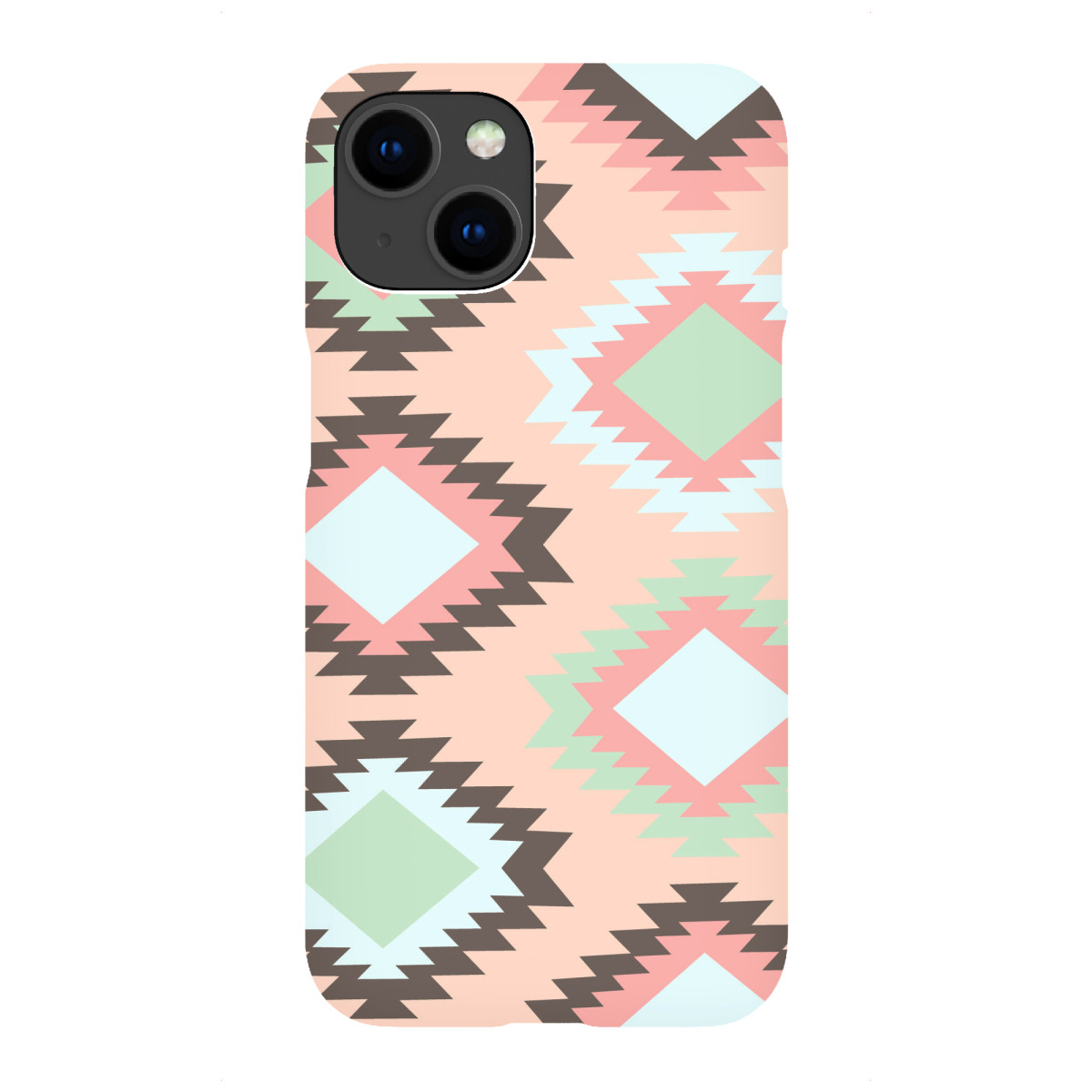 "Boho Muster Rosa"für iPhone - Premium-Case Handyhülle artboxONE