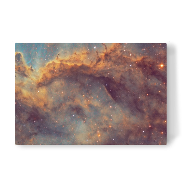Leinwandbild "Rim Nebula" artboxONE - Galaxy - Nebel,Sterne,Universum,Weltall,Stars,Universe,Galaxy,Space,Weltraum,Astro,Astronomie,Deepsky