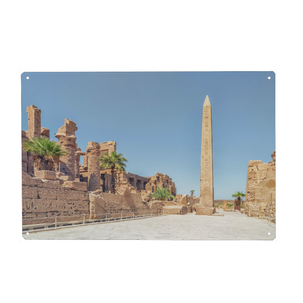 Holzbild "Karnak Temple" artboxONE - Städte,Reise,Architektur,Reise / Afrika,Reise / Länder