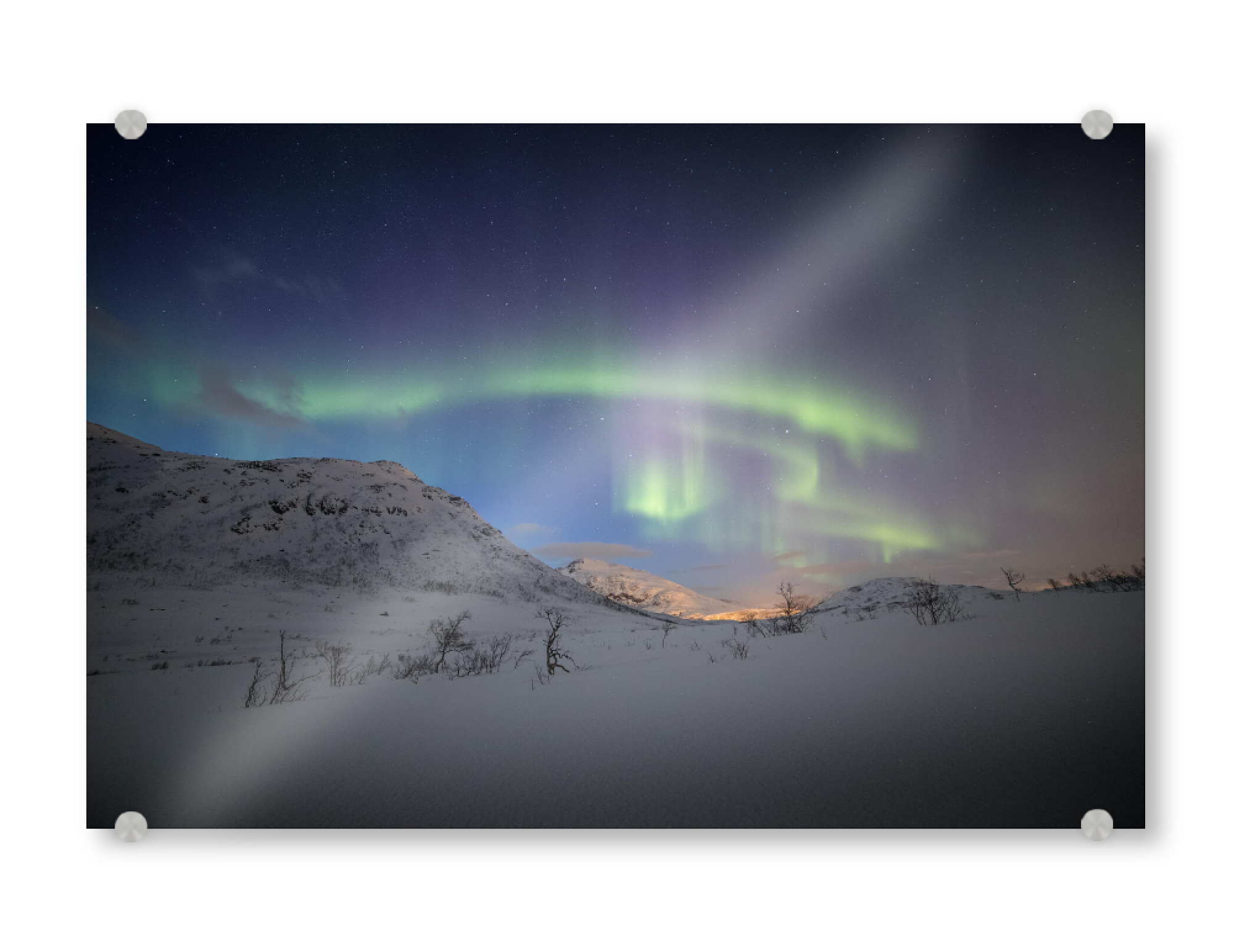Acrylglasbild "Magischer Winter" artboxONE - Natur