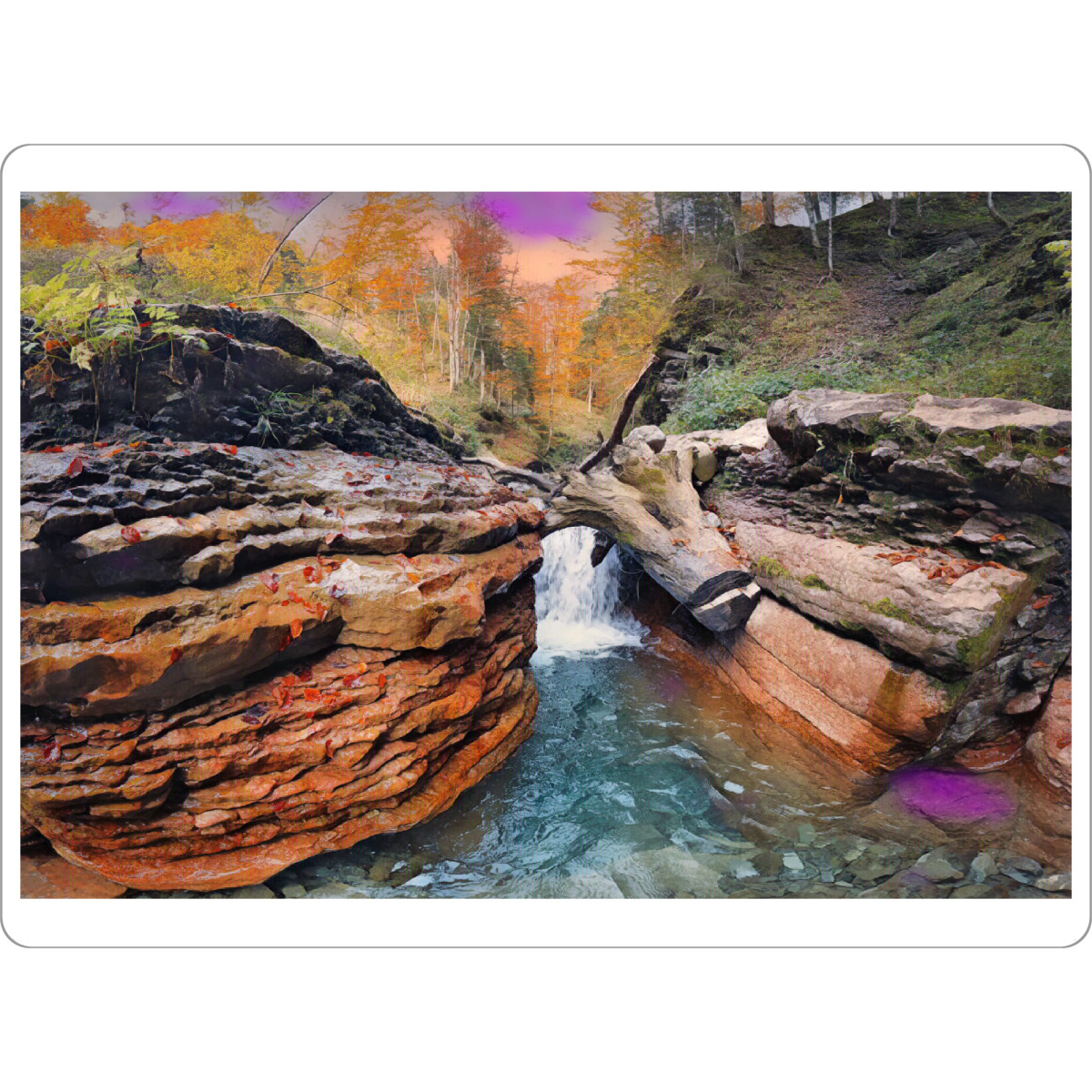 Tischset "Das Ende der Schlucht" artboxONE - Natur,Abstrakt
