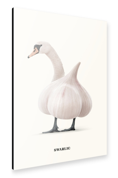 Alu-Dibond "Swarlic" 30x20 cm artboxONE