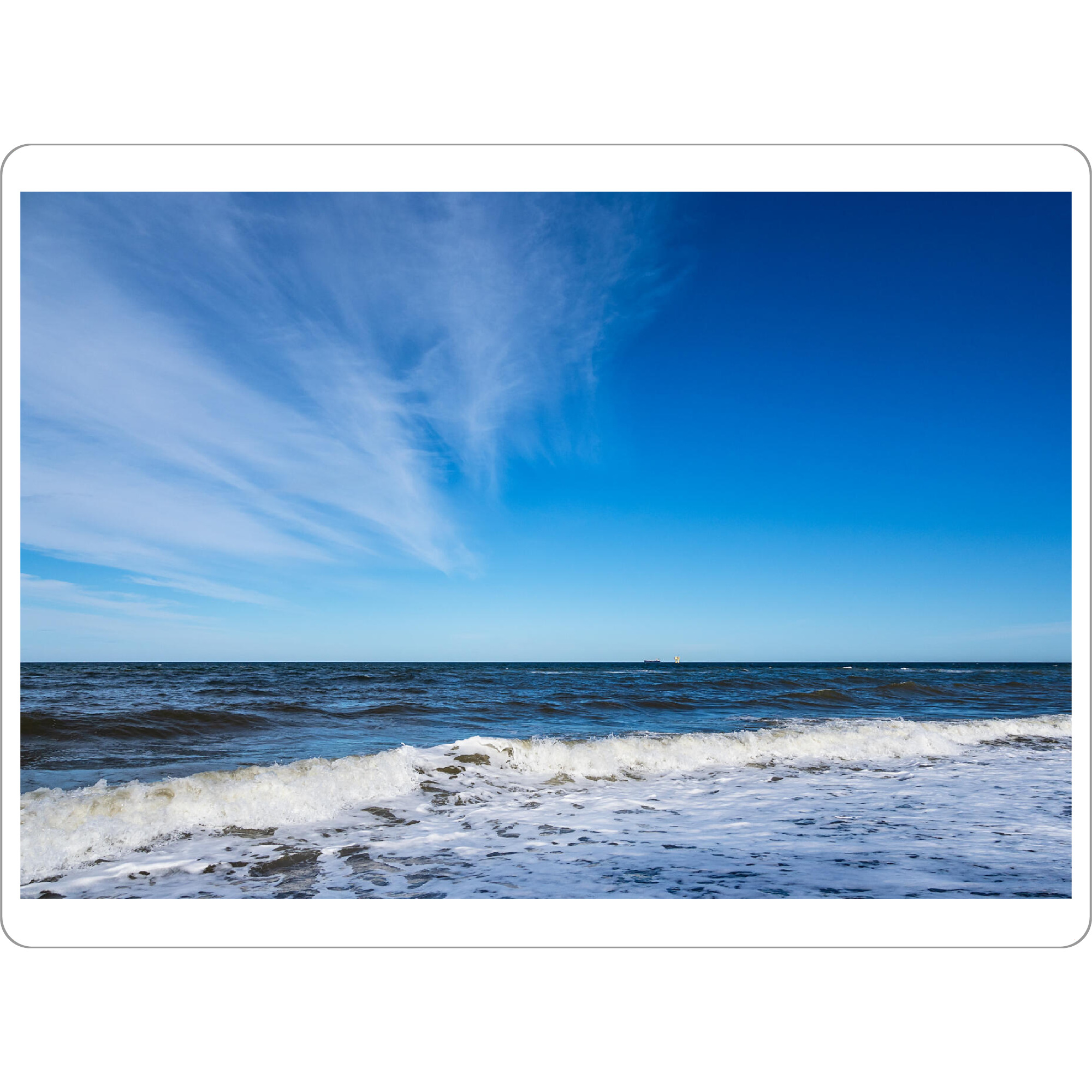 Tischset "Wasser, Wellen und Wolken" artboxONE - Natur,Reise,Reise / Strand und Meer