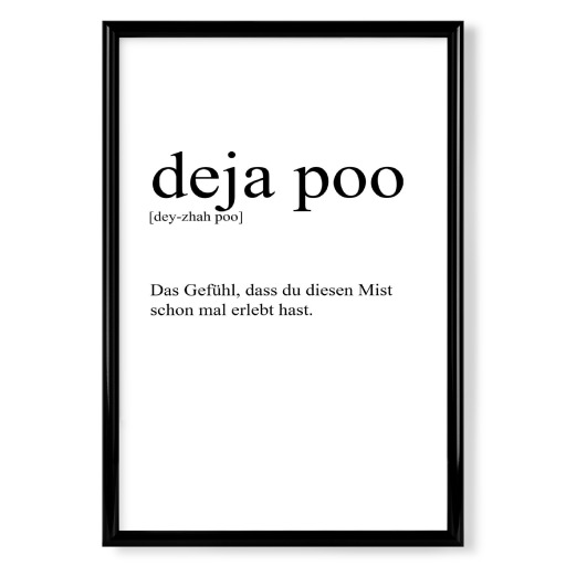 Deja poo - Definition Deja poo - Definition