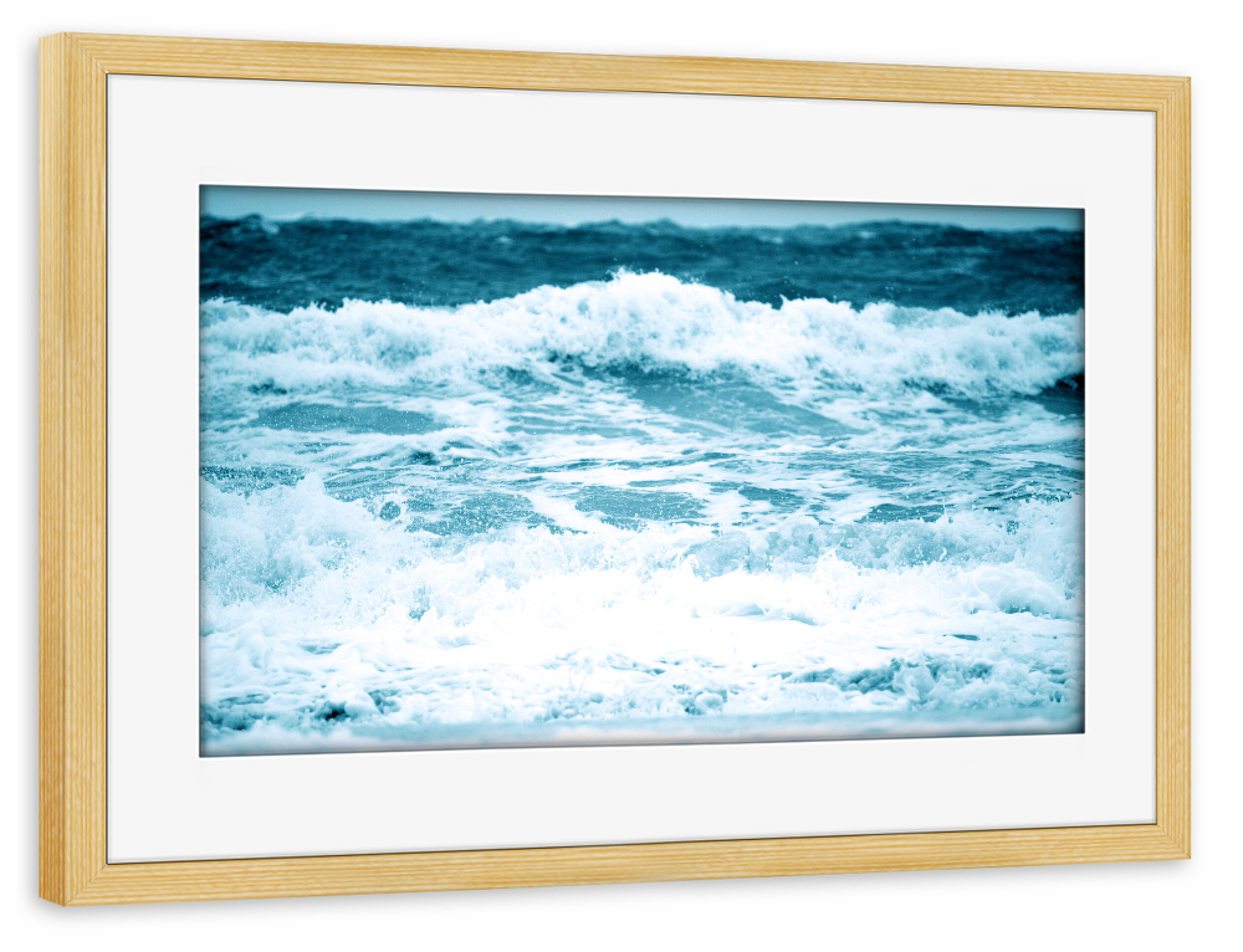Poster mit Rahmen kiefer "Meer Zeeland" artboxONE - Natur,Reise,Reise / Strand und Meer,Reise / Länder