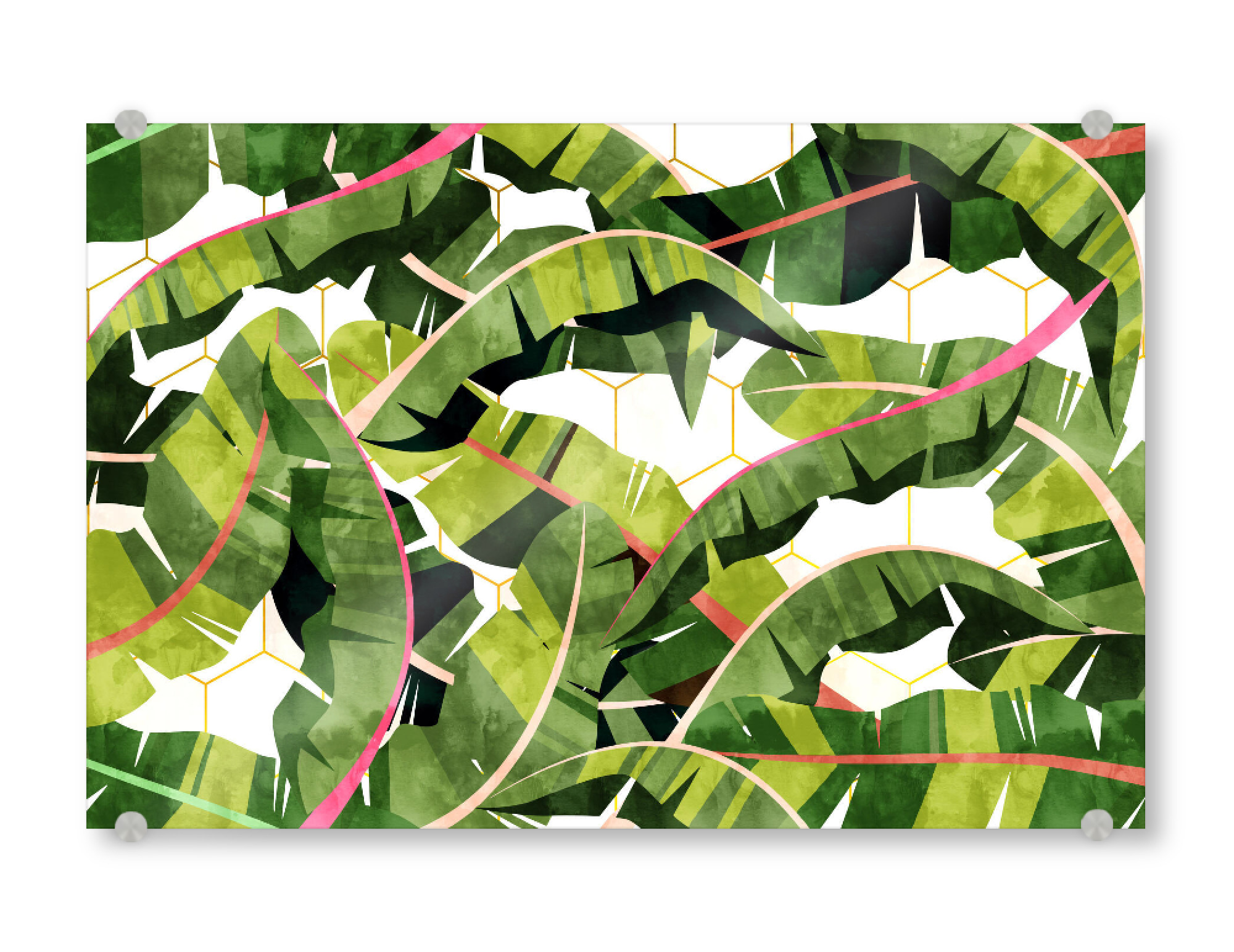 Acrylglasbild "Banana Leaf Salad" artboxONE - Natur