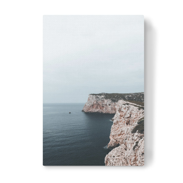 Leinwandbild "Rough Sea" artboxONE - Natur,Reise - Sea,Coast,Moody,Blue,Meer,Seascape,Küste,Natur,Nature,Italien,Italy,Reise,Travel