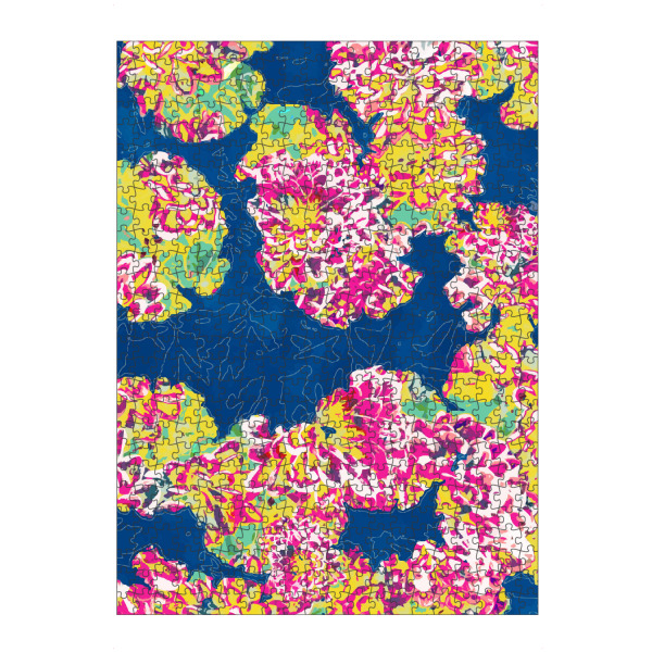 artboxONE Puzzle "The soul becomes dyed" artboxONE - Floral