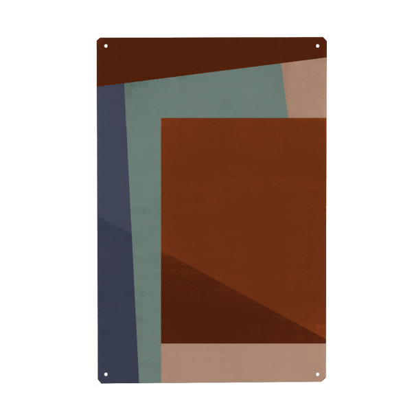 Holzbild "Abstract Color I" artboxONE - Abstrakt,Geometrie