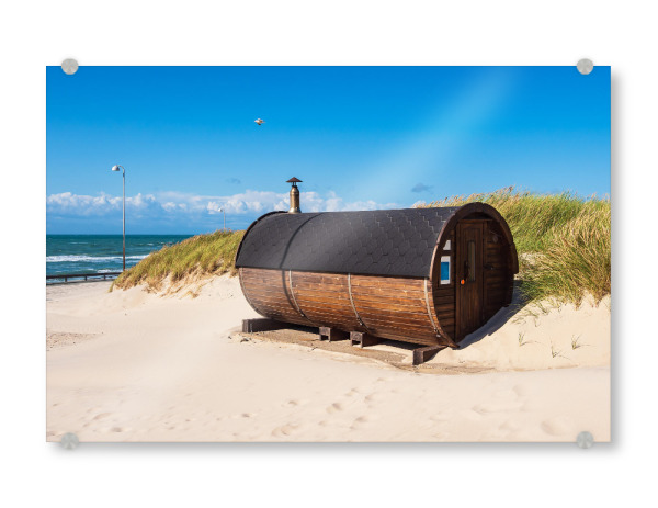 Acrylglasbild "Hirtshals Düne und Strand" artboxONE - Natur,Reise,Architektur,Reise / Strand und Meer