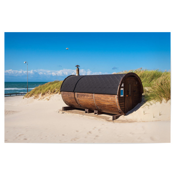Poster "Hirtshals Düne und Strand" artboxONE - Natur,Reise,Architektur,Reise / Strand und Meer