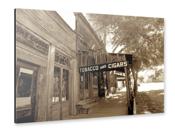 Alu-Dibond "Wild West Town" 30x20 cm artboxONE