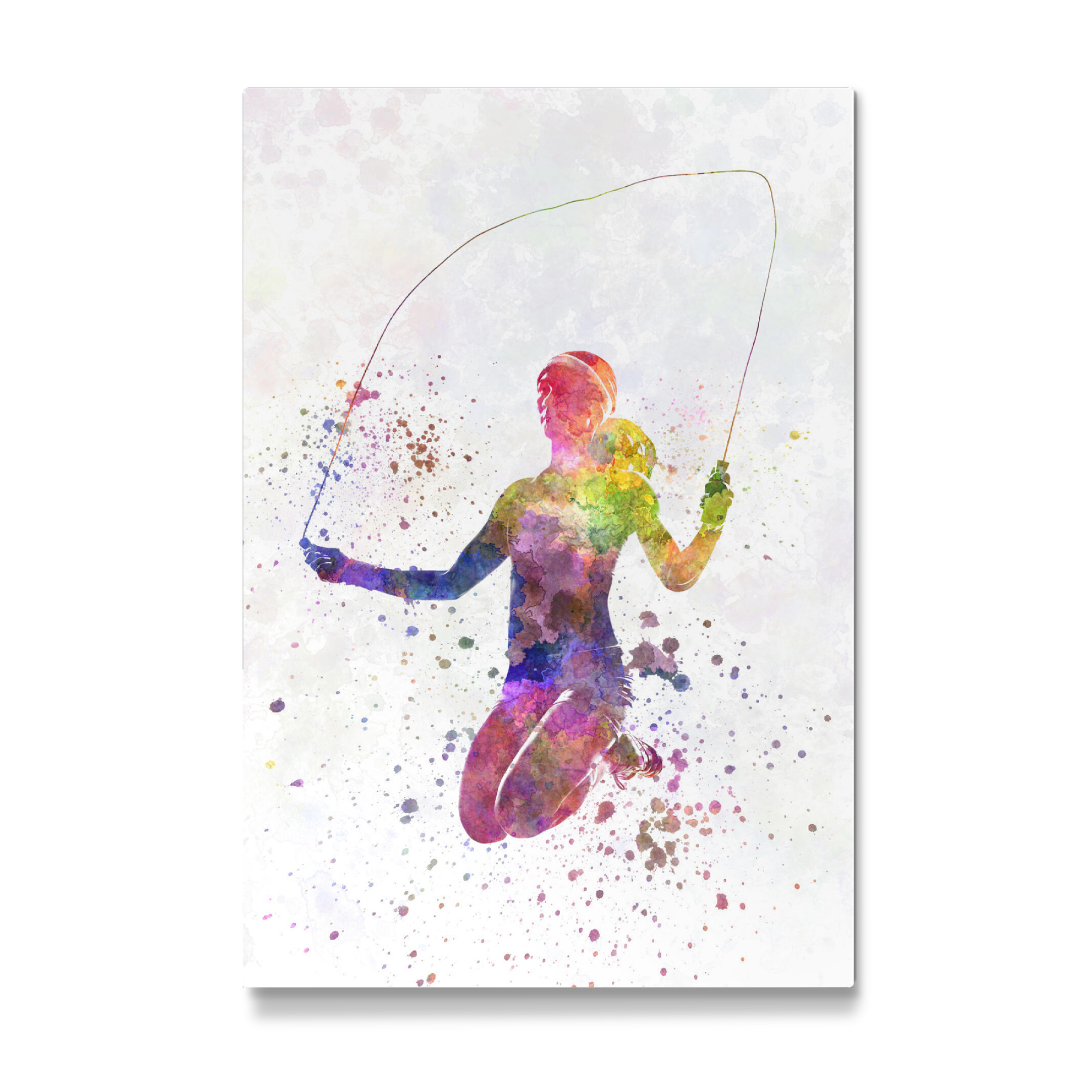 Galerie-Print "Watercolor fitness" 75x50 cm artboxONE