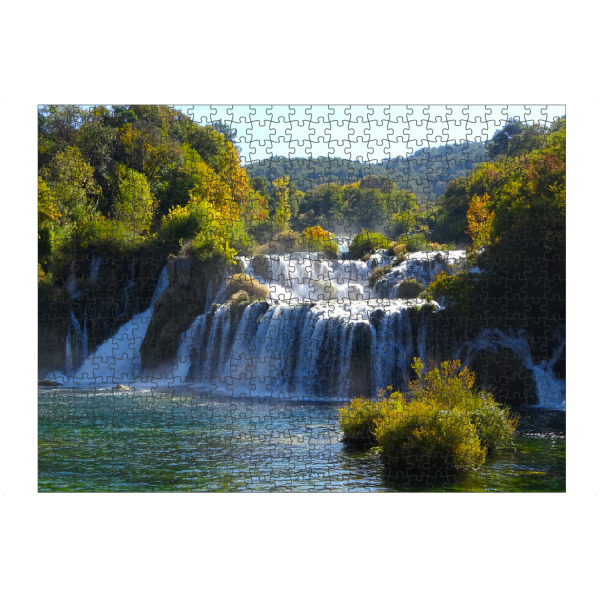 Puzzle Ravensburger "Krka Nationalpark, Kroatien" artboxONE - Natur,Reise,Reise / Länder