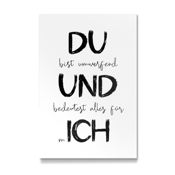 Galerie-Print "Du bist umwerfend" 75x50 cm artboxONE