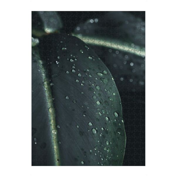 Puzzle Ravensburger "Green Waterdroops" artboxONE - Natur,Floral