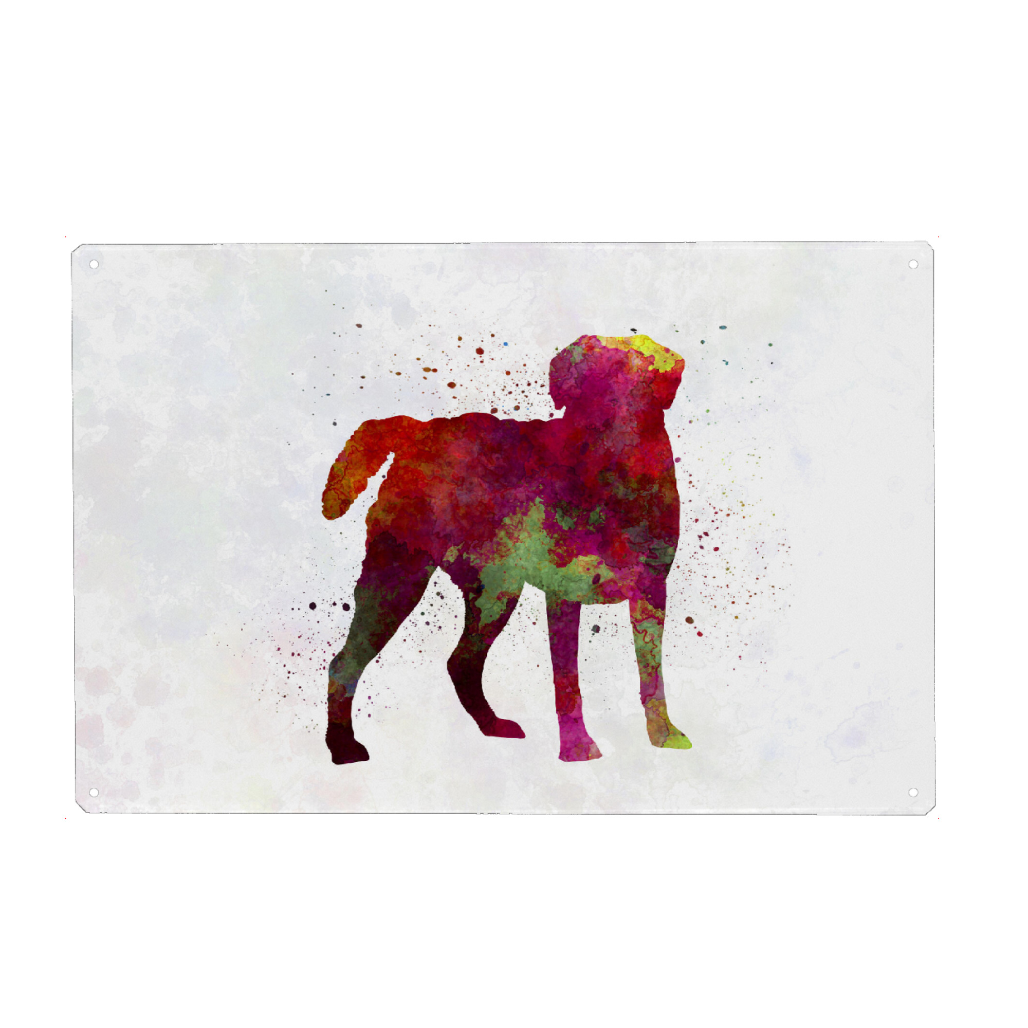 Metall Poster "Chesapeake Bay Retriever" artboxONE - Tiere,Abstrakt