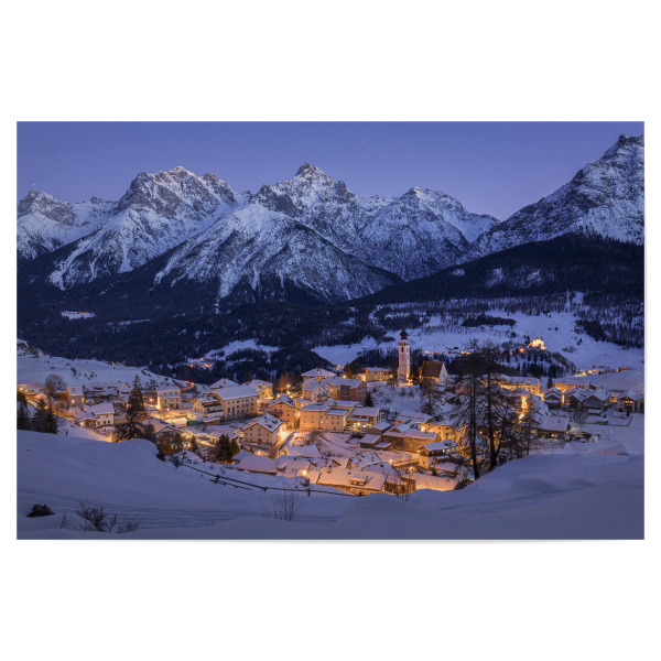 Poster "Ftan im Winterzauber" artboxONE - Städte,Natur,Reise / Länder
