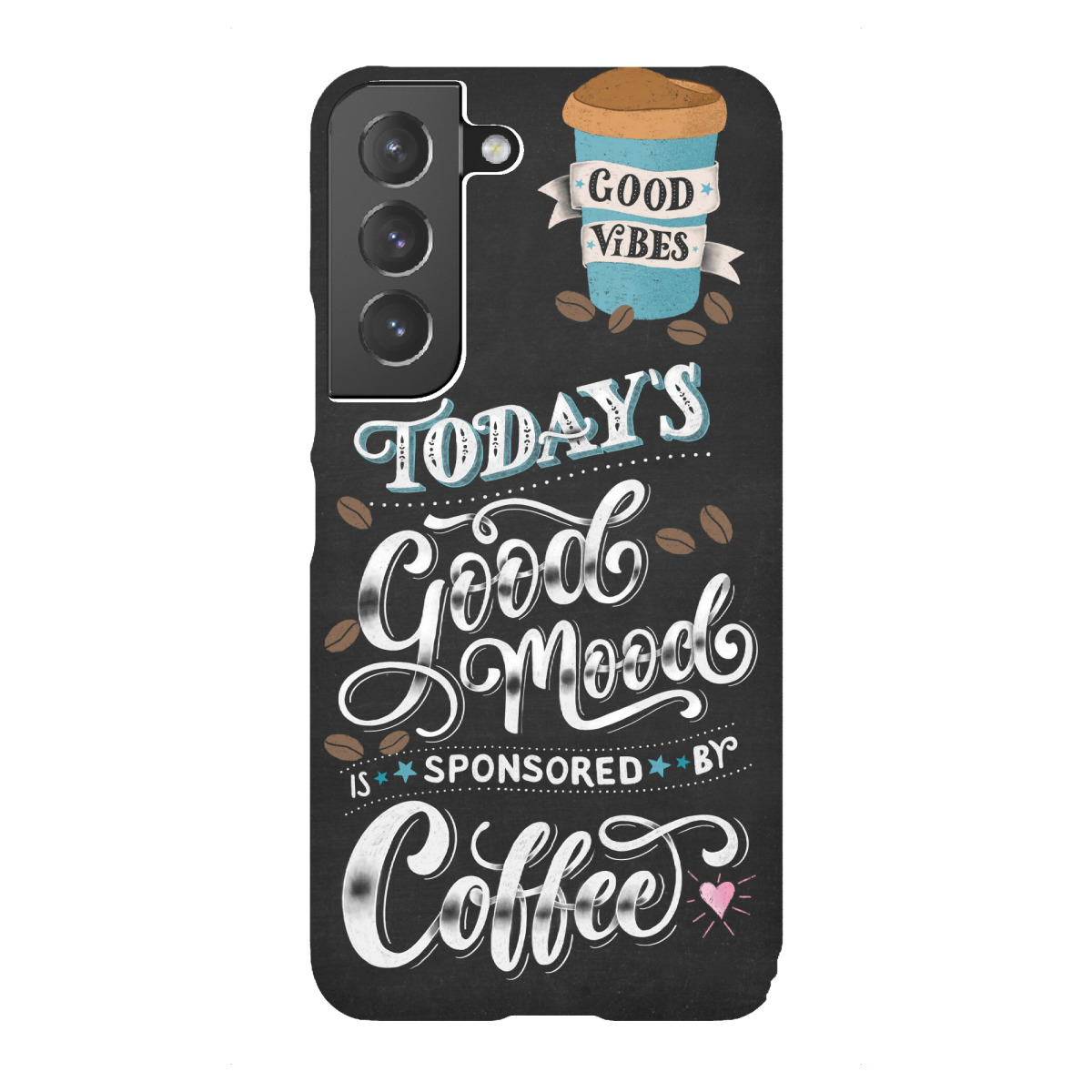 Samsung Galaxy "Good Mood is Sponsored by Coffee" Premium-Case Handyhülle artboxONE