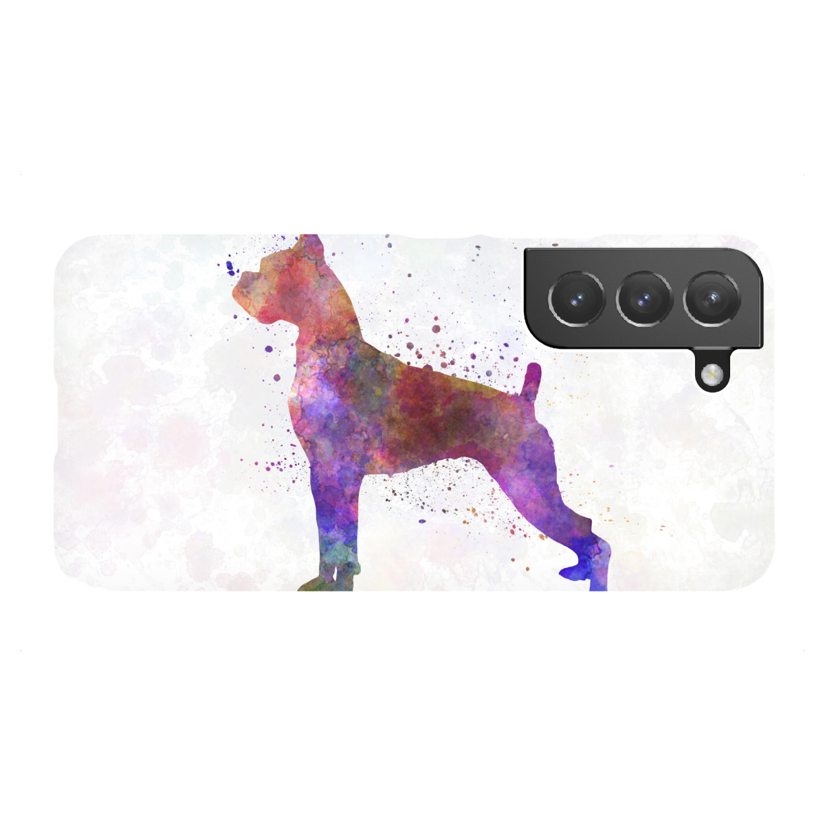Samsung Galaxy "Boxer in watercolor" Premium-Case Handyhülle artboxONE
