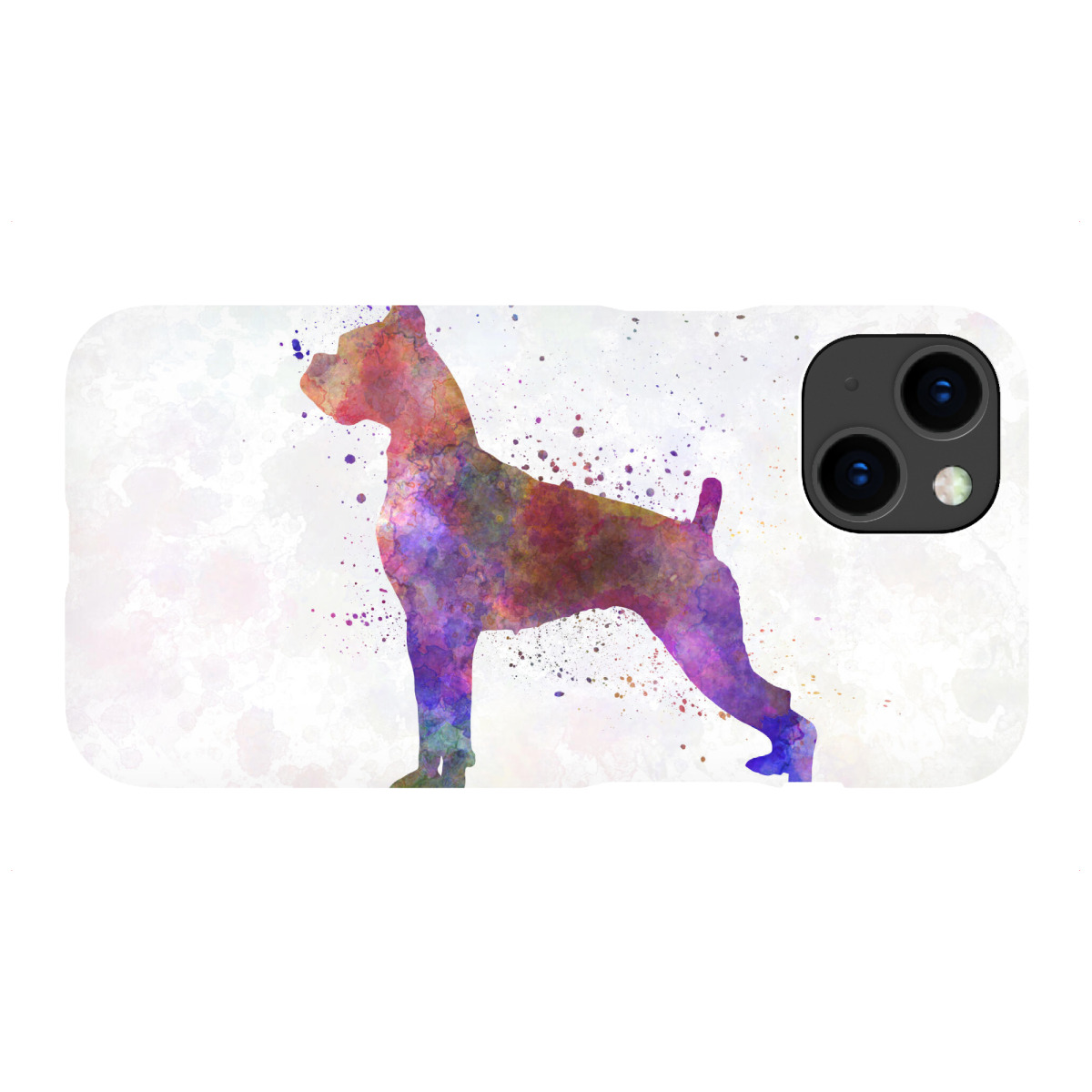 "Boxer in watercolor"für iPhone - Premium-Case Handyhülle artboxONE