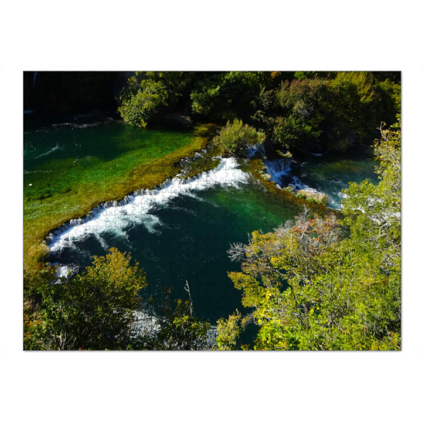 Puzzle Ravensburger "Wasserfälle, Krka NP" artboxONE - Natur,Reise,Reise / Länder
