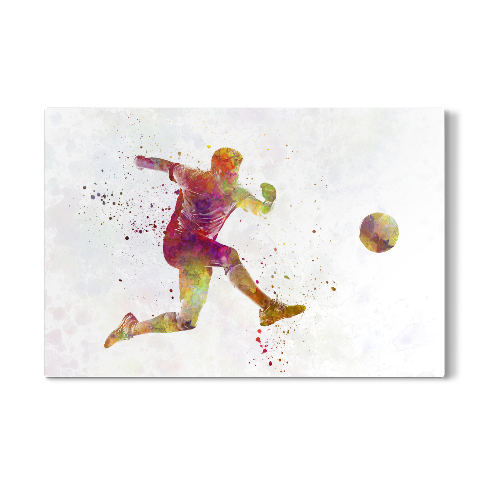 Galerie-Print "Man soccer football player -b" 75x50 cm artboxONE