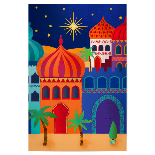 Poster "Heiliger Stern über Betlehem" artboxONE - Für Kinder,Weihnachten