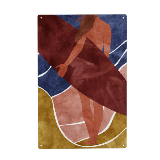 Abstract beach by Tas