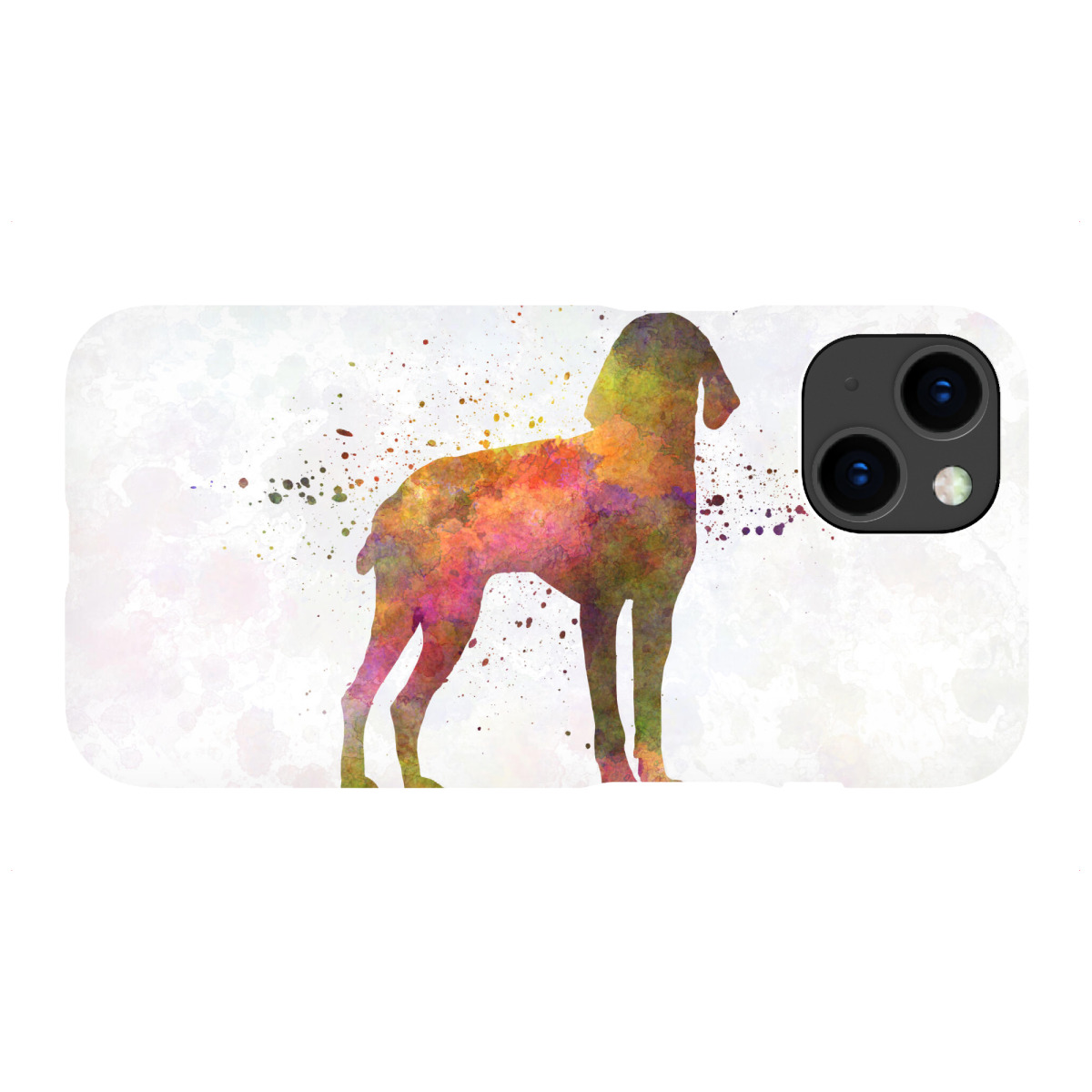 iPhone "Auvergne Pointer in watercolor" Premium-Case Handyhülle artboxONE