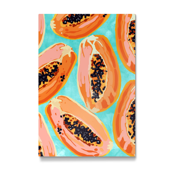 Galerie-Print "Big Papaya Watercolor Painting" 30x20 cm artboxONE