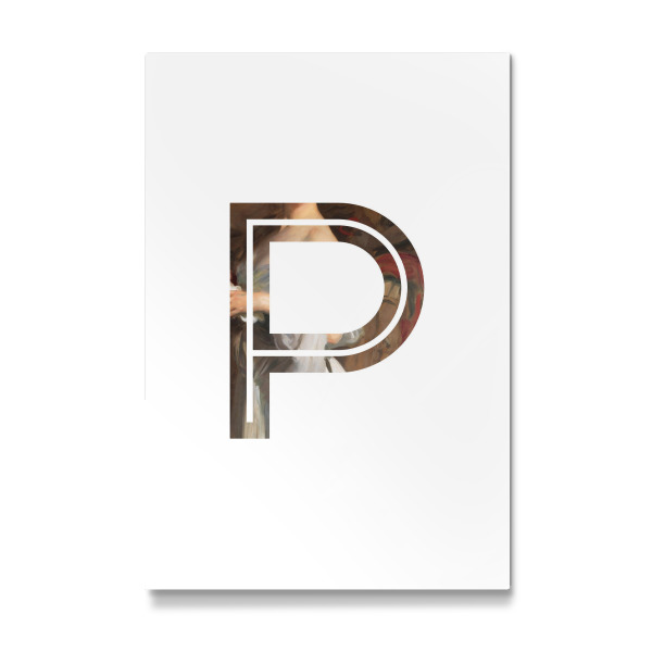 Galerie-Print "IMPRESS-LETTER P" 30x20 cm artboxONE