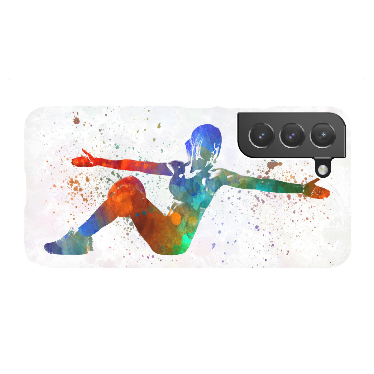Samsung Galaxy "Fitness in watercolor-r" Premium-Case Handyhülle artboxONE