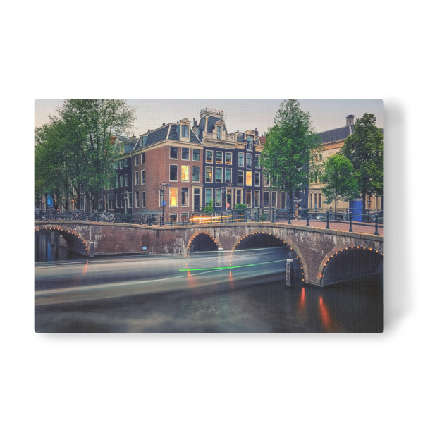 Leinwandbild "From Amsterdam With Love" artboxONE - Städte,Reise,Architektur,Reise / Länder,Städte / Amsterdam