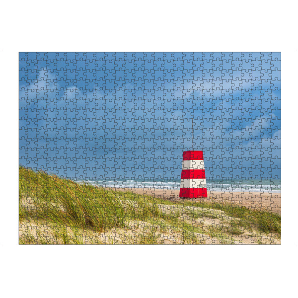 artboxONE Puzzle "Strand und Turm in Tornby" artboxONE - Natur,Reise,Architektur,Reise / Strand und Meer,Reise / Länder