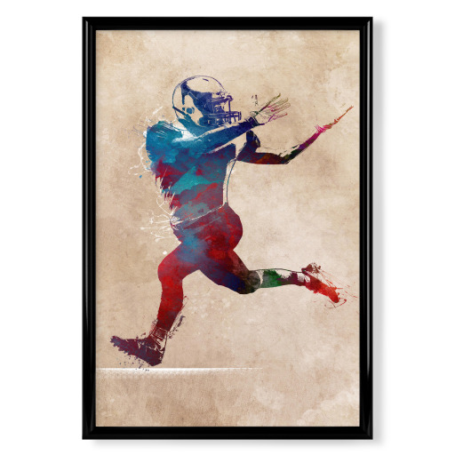 Sport american football player