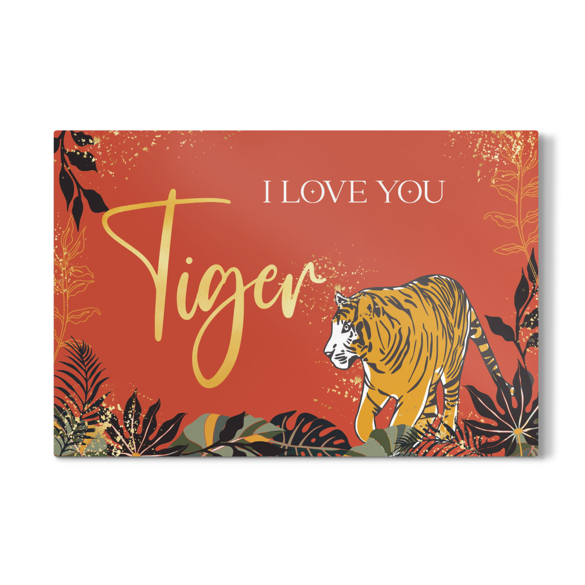 Galerie-Print "I love you tiger" 30x20 cm artboxONE
