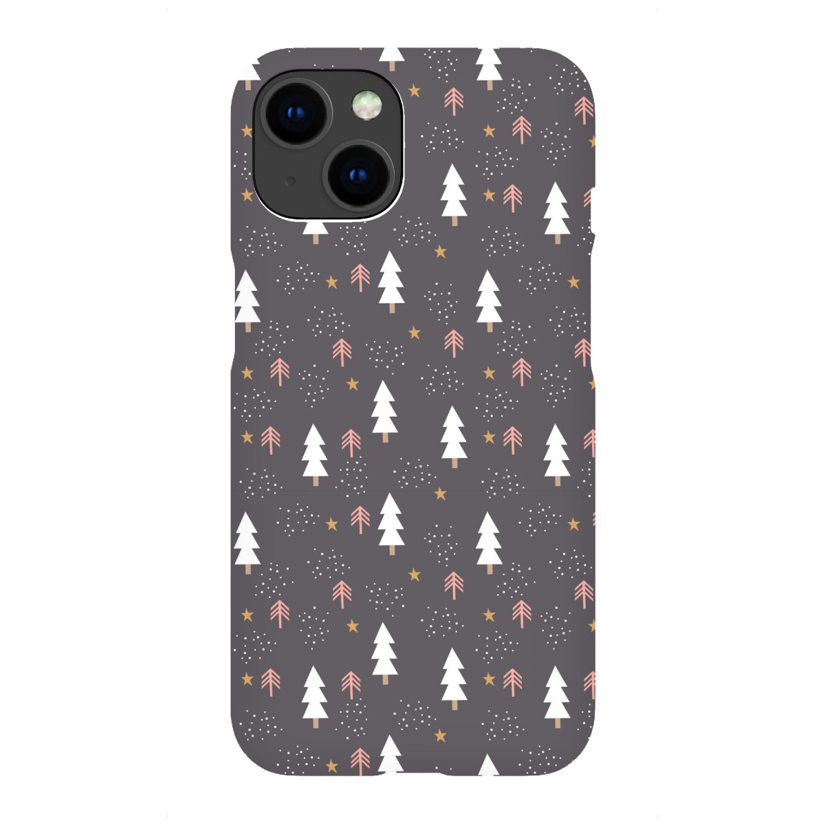 iPhone "Winter Bäume Muster" Premium-Case Handyhülle artboxONE