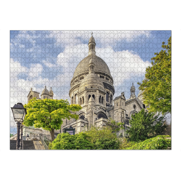 Puzzle Ravensburger "Montmartre In Summer" artboxONE - Städte,Reise,Architektur,Städte / Paris,Reise / Länder