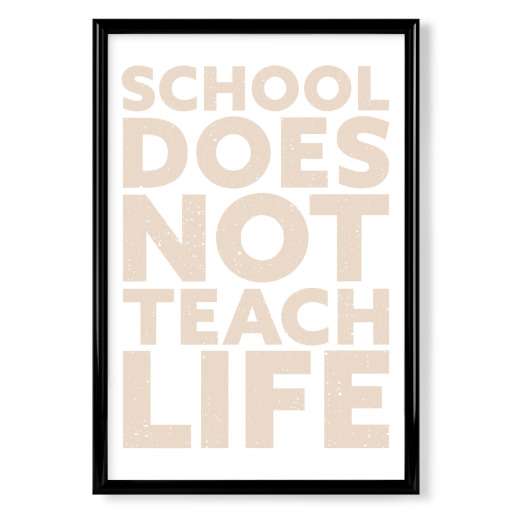 School doesn't teach Life